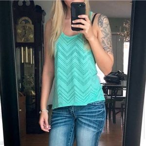 Charlotte Russe high-low tank top